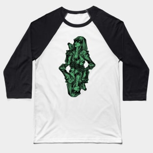 Queen Of Clubs Baseball T-Shirt